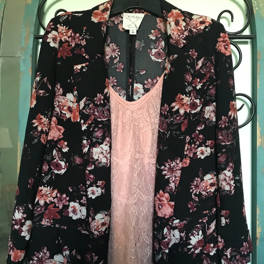 Blouse and blazer set